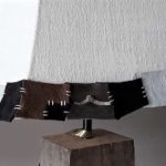 Abat jour sur mesure chalet design jade creation finition cuir